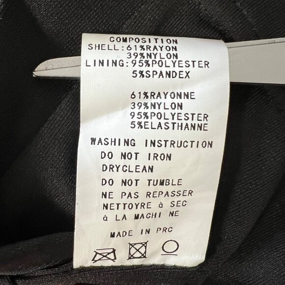 Revolve BLQ Womens Black Tank Dress Sleeveless Bodycon Sheath Scoop Neck size L - Picture 8 of 9